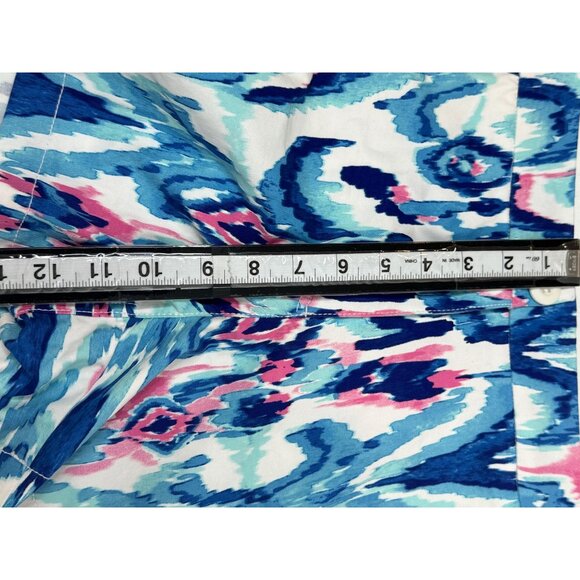 Crown & Ivy Caroline Shorts Women’s Size 10 Multicolor Ikat Print - Picture 10 of 12